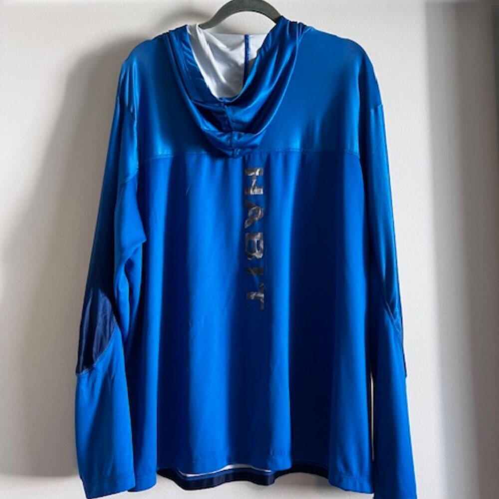 Men's Blue Hoodie Shirt